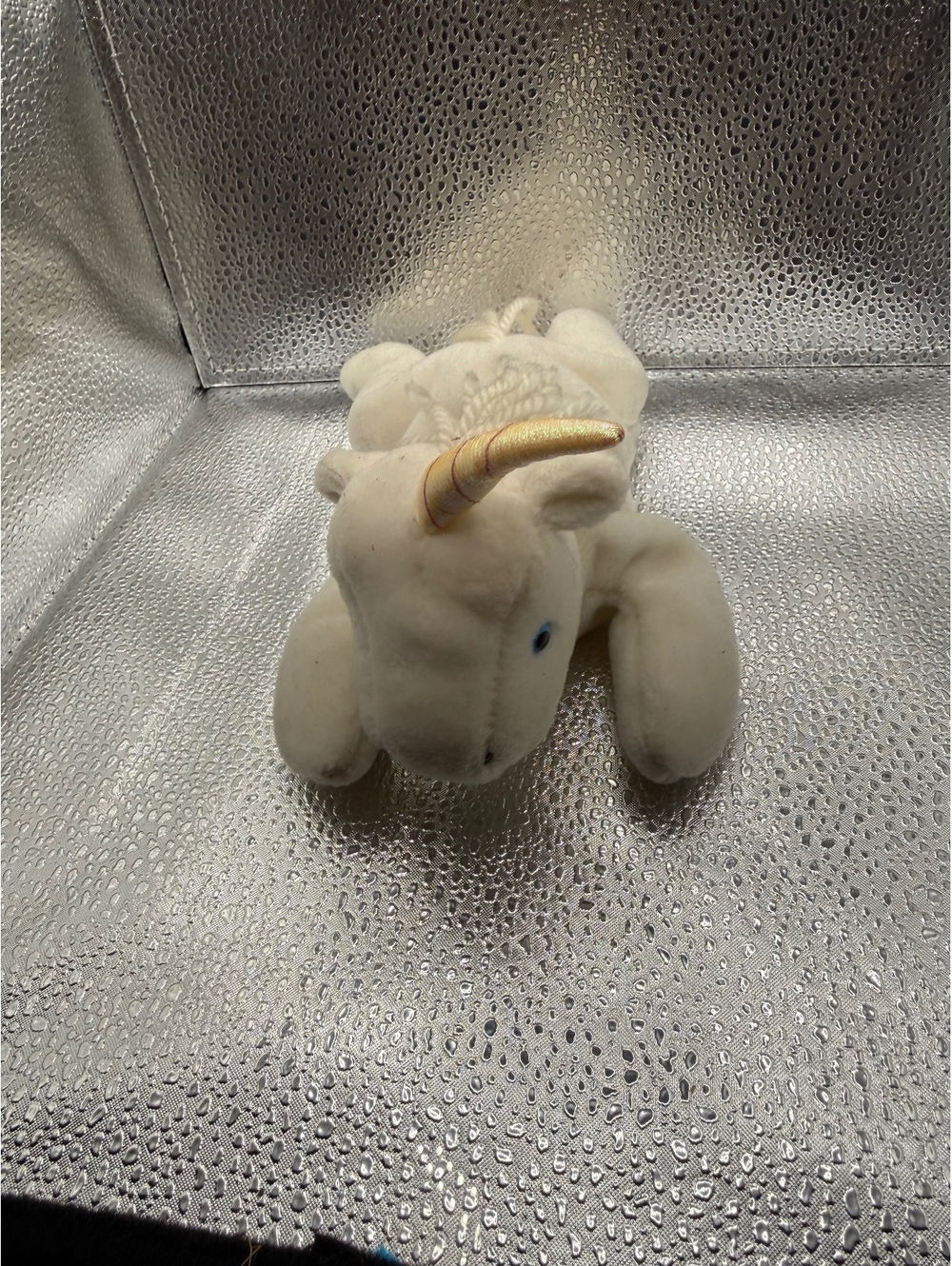 Ty Beanie Babies Collection Mystic White Unicorn Plush